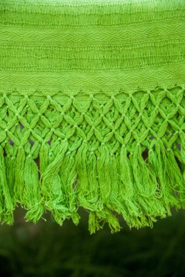 Rebozo - Écharpe - Porte bébé - Étole - Vert