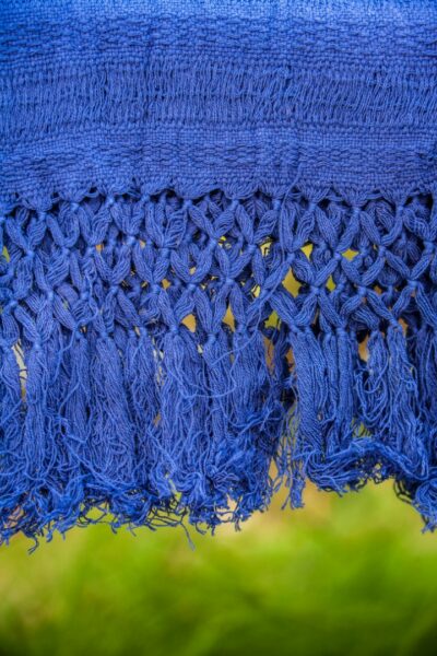 Rebozo - Écharpe - Porte bébé - Étole - Bleu marine